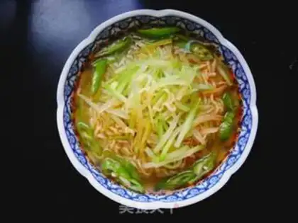 Make radish noodle step 5