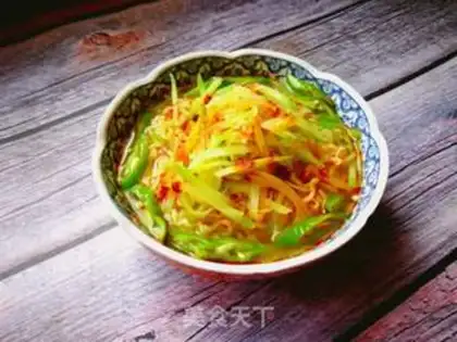 Make radish noodle step 7