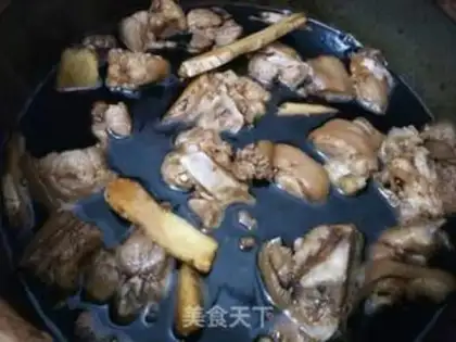 Make Pig-foot ginger step 1