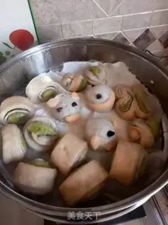 Make Healthy vegetable color buns step 6