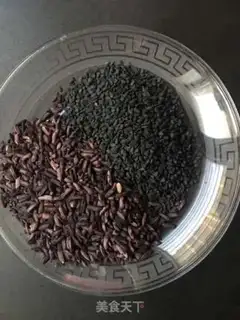 Make Black Sesame, black rice step 0