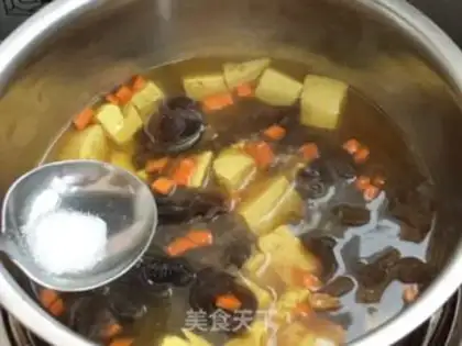 Make Curry tofu soup step 7
