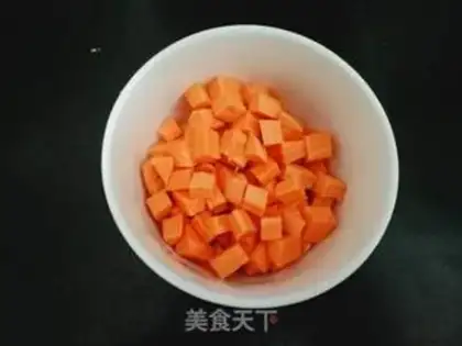 Make Potato red sugar rice congee step 0