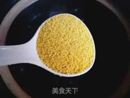 Make Potato red sugar rice congee step 2