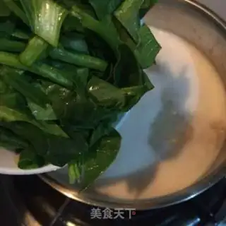 Make Spinach oatmeal step 2