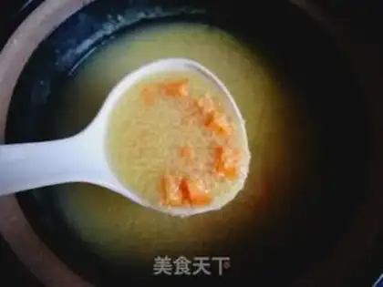 Make Potato red sugar rice congee step 5