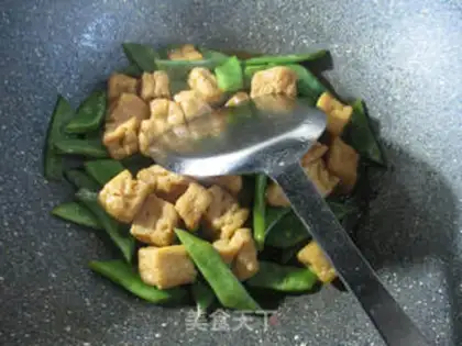 Make The soybeans burn the little tofu step 10