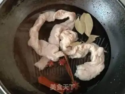 Make Spicy intestines step 2
