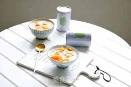 Make Potato chestnut congee step 7