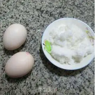Make Eggs and coconuts step 2
