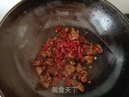 Make Spicy intestines step 14