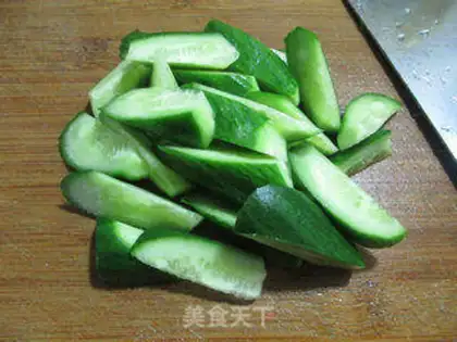 Make ♪ Duck eggs, cucumber soup ♪ step 2