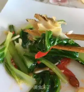 Make Abalone spinach step 14