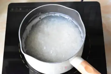 Make Seafood congee step 4