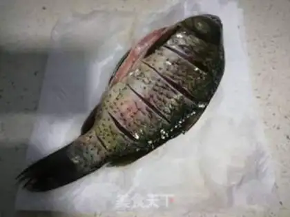 Make Red-burned mackerel step 2