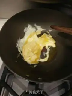 Make Soybeans fried eggs step 5
