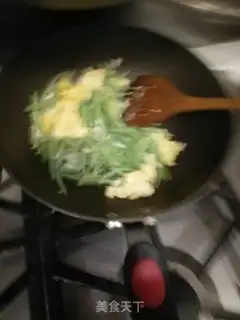 Make Soybeans fried eggs step 8
