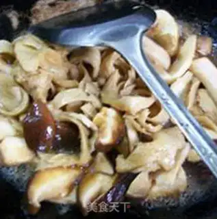 Make Twin mushroom noodles step 9
