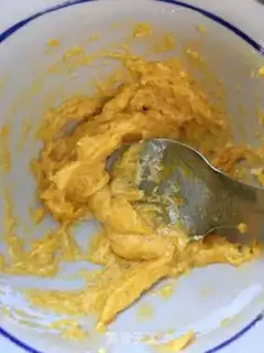 Make Pumpkin pancakes, shrimp rolls step 3