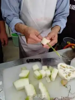 Make White-burned melon step 2