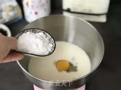 Make Red bean rice hairloaf step 2