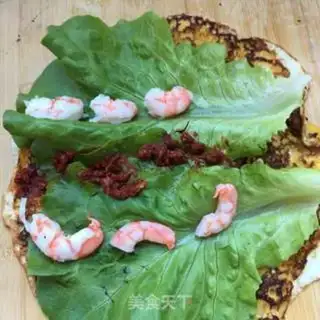 Make Pumpkin pancakes, shrimp rolls step 20