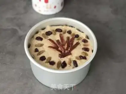 Make Red bean rice hairloaf step 9