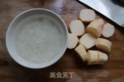 Make Potato congee step 1