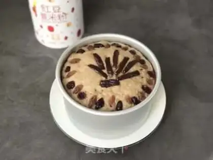 Make Red bean rice hairloaf step 10