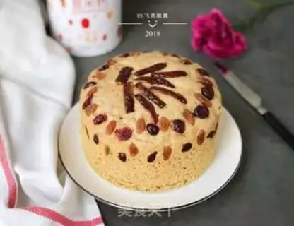 Make Red bean rice hairloaf step 11