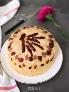 Make Red bean rice hairloaf step 15