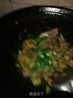 Make cucumber fried liver step 4