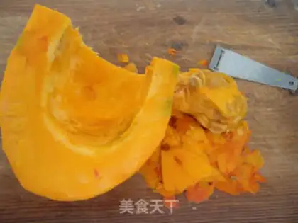 Make Pumpkin porridge step 2