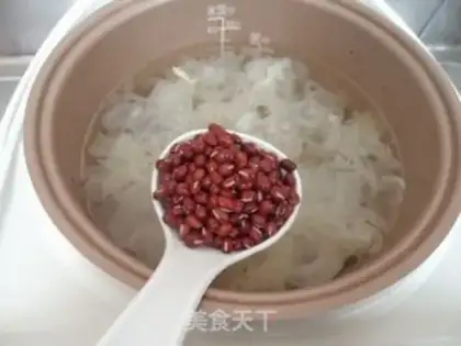Make Red bean bean silver spoon step 4