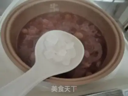 Make Red bean bean silver spoon step 6