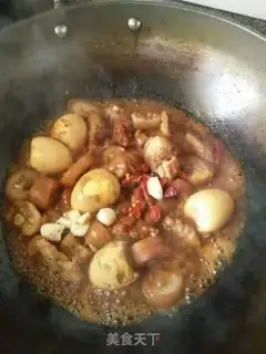 Make Red-burned pigtails step 5