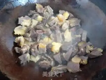 Make Wind-dry beef rice step 3