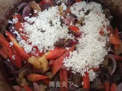 Make Wind-dry beef rice step 6