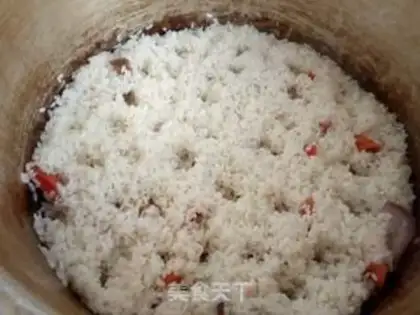 Make Wind-dry beef rice step 7