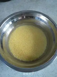 Make Pumpkin porridge step 1