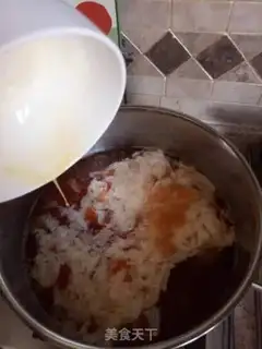 Make Potato egg spinach soup step 5