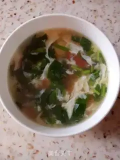 Make Potato egg spinach soup step 7