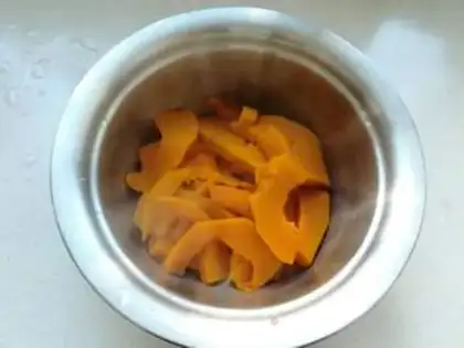 Make Pumpkin rice balls step 0