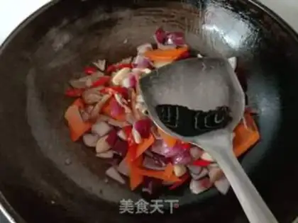 Make Carrot onions to fry a pig