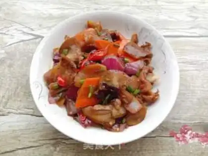 Make Carrot onions to fry a pig