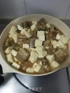 Make Mingtae fish tofu step 7