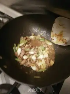 Make Onion fried meat step 11