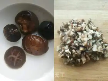 Make Puffy mushroom pot and dumplings step 1