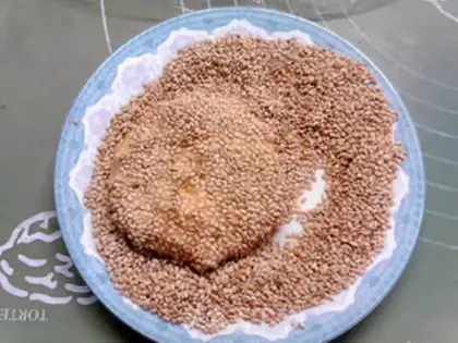 Make Sticky sweet potato rice cake step 9