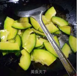 Make Scrambled Japanese pumpkins step 5